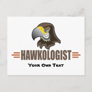 HAWKS - Birds, School Sports Team Mascot Postcard