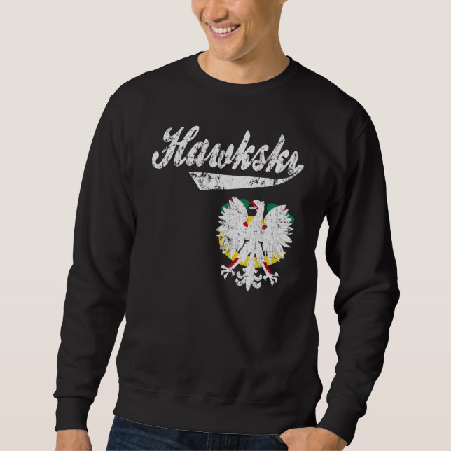 Hawkski Chicago Polish Fan Sweatshirt (Front)