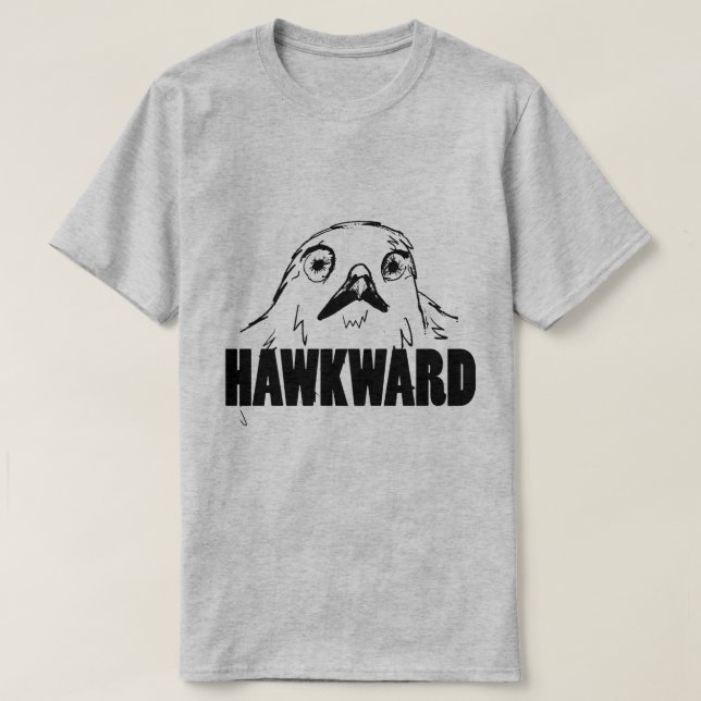 Hawkward T-Shirt (Design Front)