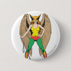 Hawkwoman 6 Cm Round Badge