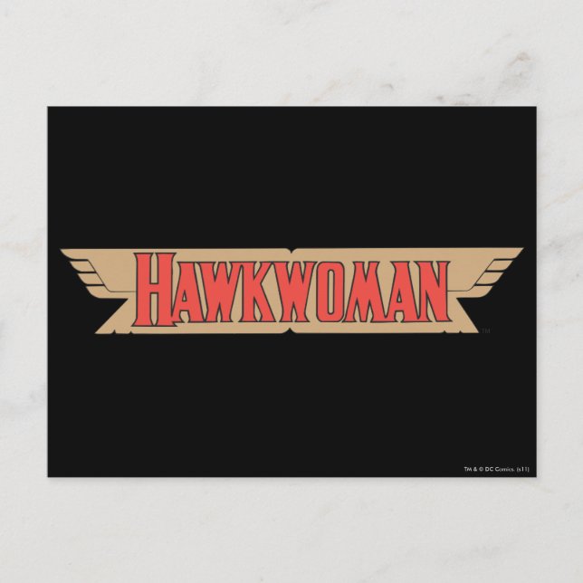 Hawkwoman Logo Postcard (Front)
