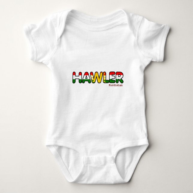Hawler Kurdistan Baby Bodysuit (Front)