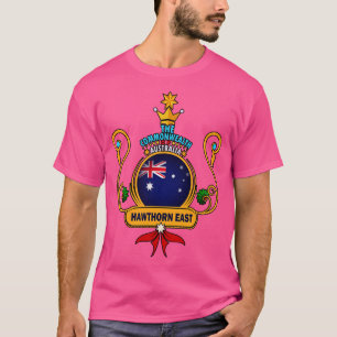 Hawn East suburb Pride Golden Australian Flag Souv T-Shirt