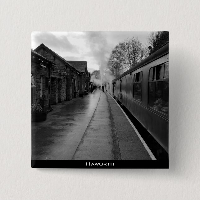 Haworth 15 Cm Square Badge (Front)
