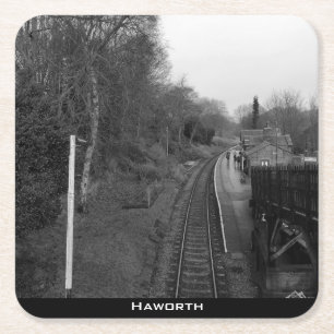 Haworth Railway Square Paper Coaster