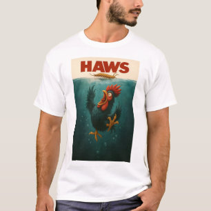 HAWS Parody Poster – Funny Chicken vs Centipede Ar T-Shirt