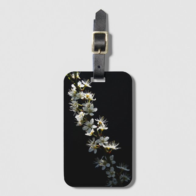 Hawthorn Flowers bc ltcna Luggage Tag (Front Vertical)