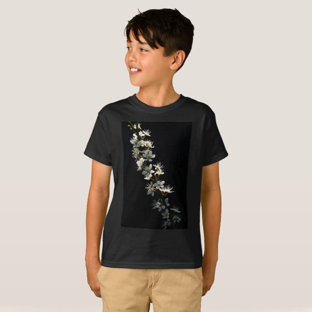 Hawthorn Flowers bccna T-Shirt (Front Full)