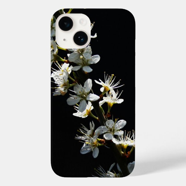 Hawthorn Flowers iphcna Case-Mate iPhone Case (Back)