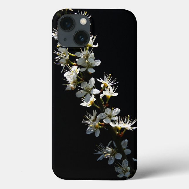 Hawthorn Flowers iphcna Case-Mate iPhone Case (Back)
