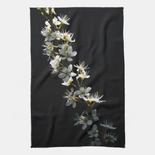Hawthorn Flowers ktcna Tea Towel