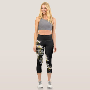 Hawthorn Flowers lecapcnm Capri Leggings