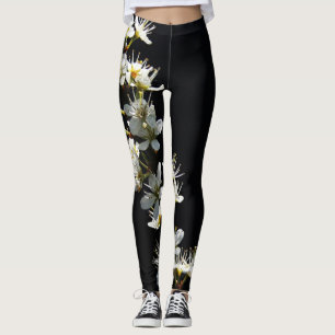 Hawthorn Flowers lecnm Leggings