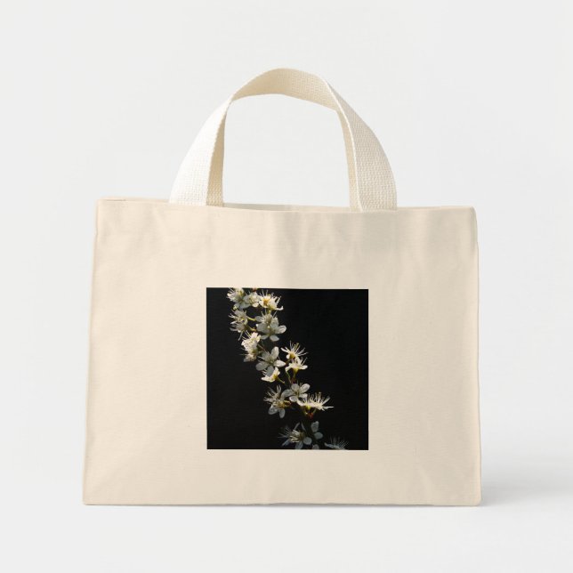 Hawthorn Flowers ttcna Mini Tote Bag (Front)
