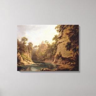 Hawthornden Castle, near Edinburgh, c.1820-22 (oil Canvas Print
