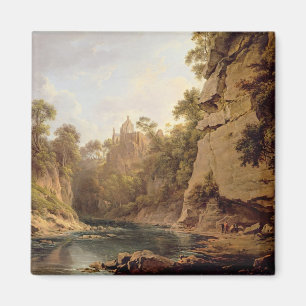 Hawthornden Castle, near Edinburgh, c.1820-22 (oil Magnet
