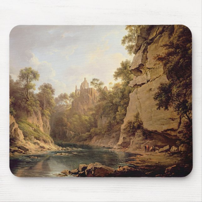 Hawthornden Castle, near Edinburgh, c.1820-22 (oil Mouse Pad (Front)