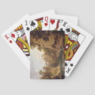 Hawthornden Castle, near Edinburgh, c.1820-22 (oil Playing Cards