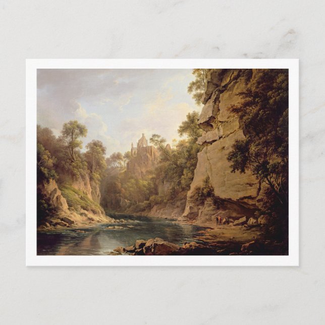 Hawthornden Castle, near Edinburgh, c.1820-22 (oil Postcard (Front)