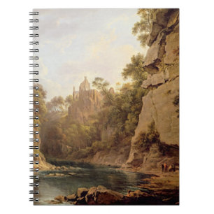 Hawthornden Castle, near Edinburgh, c.1820-22 (oil Spiral Notebook