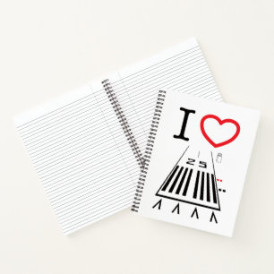 Hawthorne Airport Runway 25 / 7 Notebook