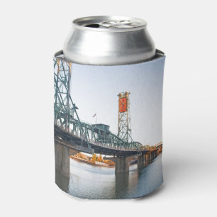Hawthorne Bridge Portland Daytime Can Cooler