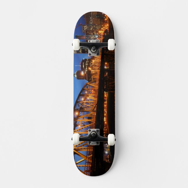 Hawthorne Bridge Skateboard (Front)