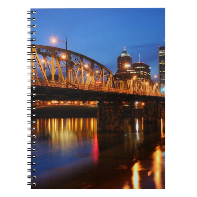 Hawthorne Bridge Spiral Notebook (Front)