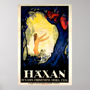 Häxan 1922 Movie POSTER PRINT A5-A1 Classic