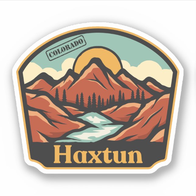 Haxtun, Colorado Sticker (Front)