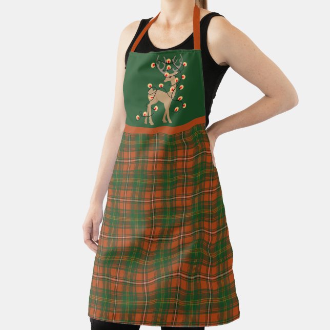 Hay Ancient Original Tartan Christmas Apron (Insitu)