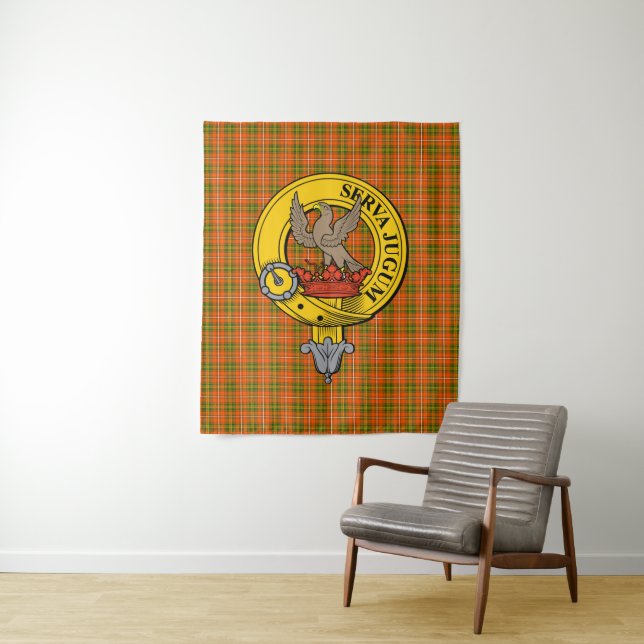 Hay Ancient Tartan Clan Badge Tapestry (In Situ)