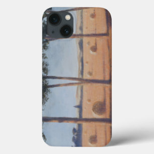 Hay Bales and Pines Pienza 2012 iPhone 13 Case
