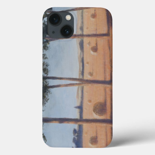 Hay Bales and Pines Pienza 2012 Case-Mate iPhone Case (Back)