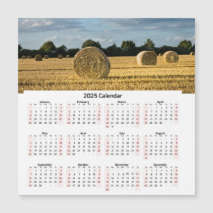 Hay bales calendar