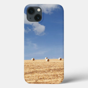 Hay Bales on Field iPhone 13 Case