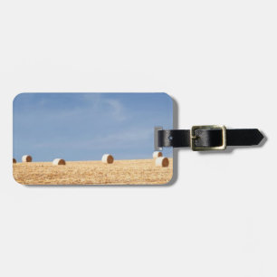 Hay Bales on Field Luggage Tag