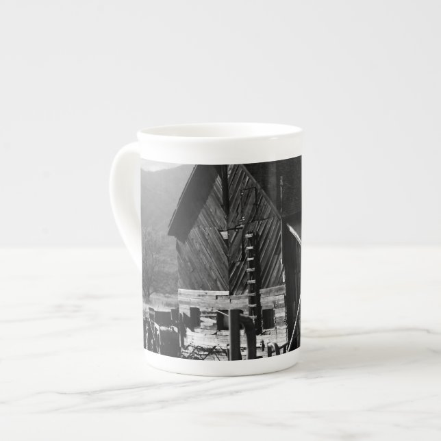 Hay Barn Bone China Mug (Front Left)