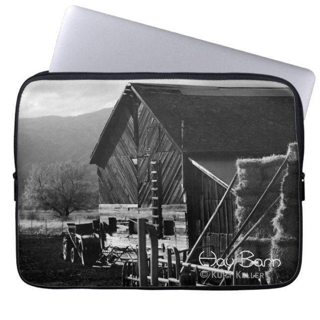 Hay Barn Laptop Sleeve (Front)