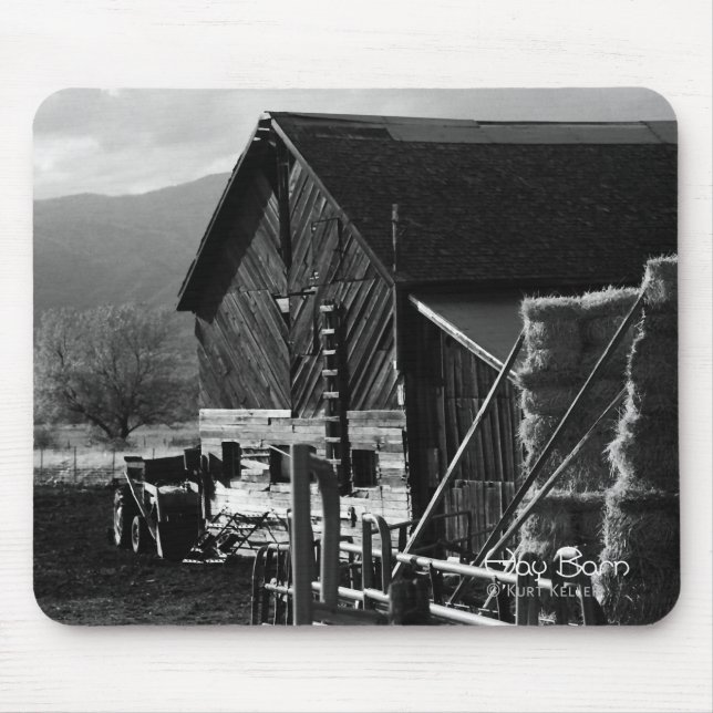 Hay Barn Mouse Pad (Front)