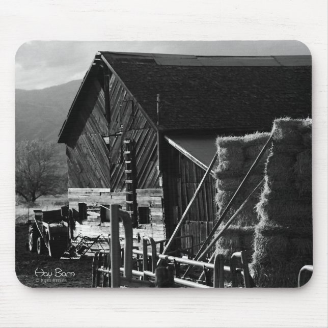 Hay Barn Mouse Pad (Front)