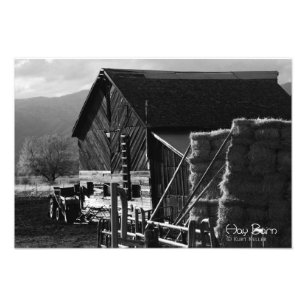 Hay Barn Photo Print