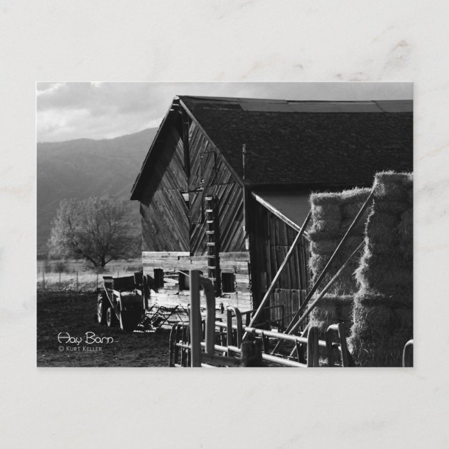 Hay Barn Postcard (Front)