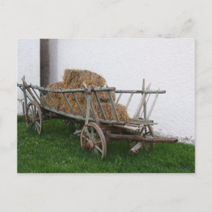 Hay Cart Postcard