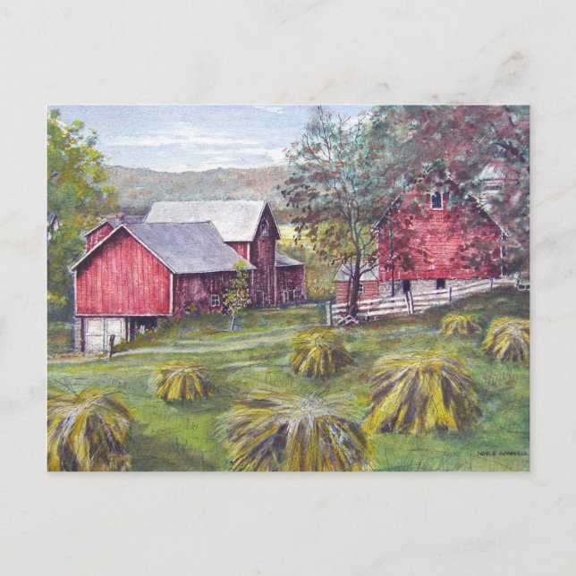 Hay Farm Bundles- postcard (Front)