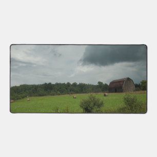 Hay field desk mat