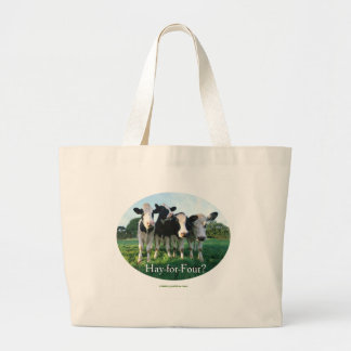 Hay-for-Four Large Tote Bag