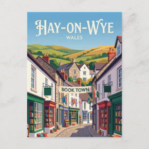 Hay-on-Wye Wales Postcard