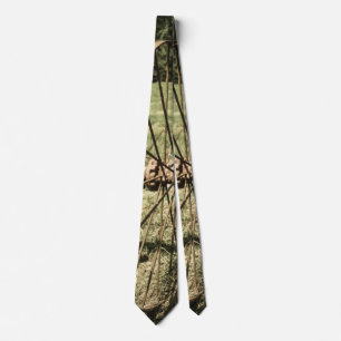 Hay Rake Wheel Aged Neck Tie