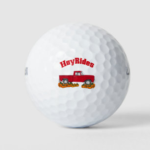 hay rides golf balls
